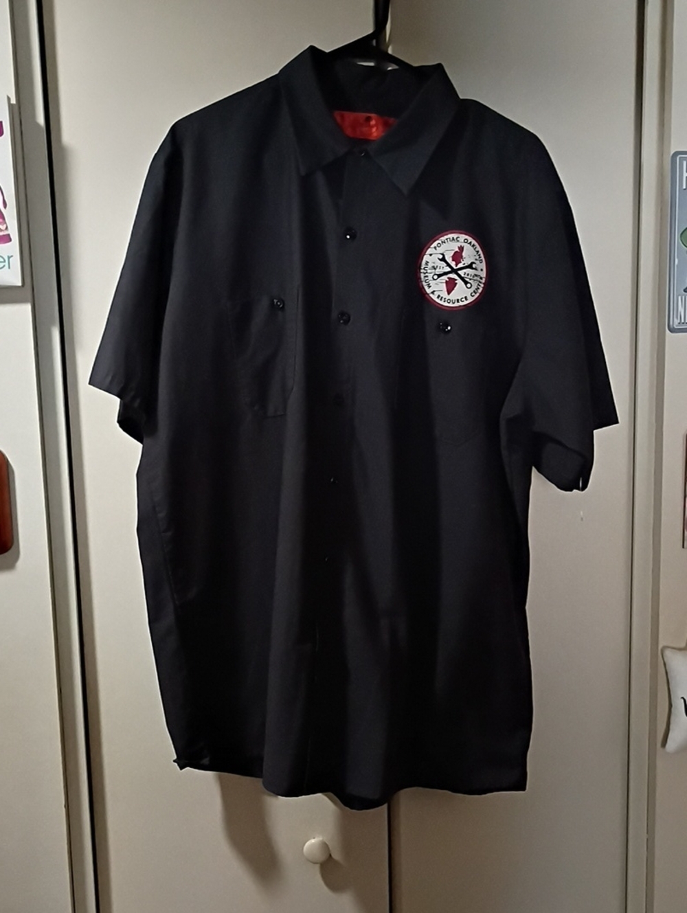 Men's Vintage Short Sleeve Button Down Shirt